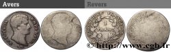Lot de deux pièces de 1 franc Napoléon Empereur, Calendrier révolutionnaire 1805 Paris F.201/14