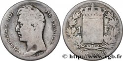 1 franc Charles X, matrice du revers à cinq feuilles 1825 La Rochelle F.207/5