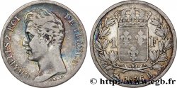 1 franc Charles X, matrice du revers à cinq feuilles 1826 Rouen F.207/14