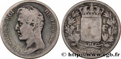1 franc Charles X, matrice du revers à quatre feuilles 1828 Strasbourg F.207A/5