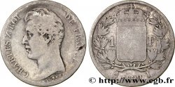 1 franc Charles X, matrice du revers à quatre feuilles 1829 Limoges F.207A/18