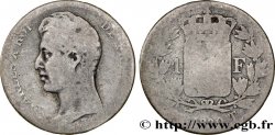 1 franc Charles X, matrice du revers à quatre feuilles 1830 Nantes F.207A/32