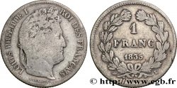 1 franc Louis-Philippe, couronne de chêne 1835 Limoges F.210/44