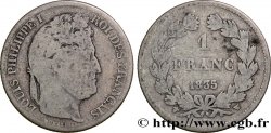 1 franc Louis-Philippe, couronne de chêne 1835 Lille F.210/49
