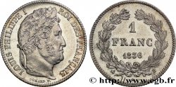 1 franc Louis-Philippe, couronne de chêne 1836 Rouen F.210/51