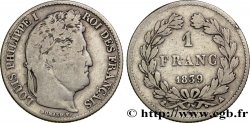 1 franc Louis-Philippe, couronne de chêne 1839 Paris F.210/67