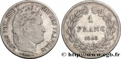 1 franc Louis-Philippe, couronne de chêne 1843 Lille F.210/94