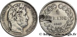 1 franc Louis-Philippe, couronne de chêne 1847 Bordeaux F.210/112