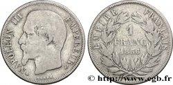 1 franc Napoléon III, tête nue 1856 Strasbourg F.214/7