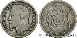 1 franc Napoléon III, tête laurée 1868 Strasbourg F.215/12