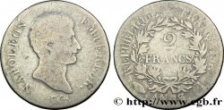 2 francs Napoléon Empereur, Calendrier révolutionnaire 1805 Limoges F.251/17