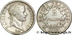 2 francs Napoléon Ier tête laurée, Empire français 1812 Bayonne F.255/45 TB28