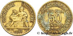 50 centimes Chambres de Commerce 1925 Paris F.191/7 TTB48