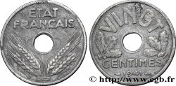 VINGT centimes État français 1941  F.152/2