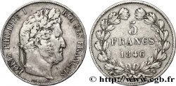 5 francs IIIe type Domard 1846 Lille F.325/13