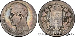 2 francs Charles X 1825 Perpignan F.258/10