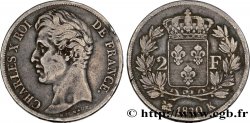 2 francs Charles X 1830 Bordeaux F.258/65 VF35