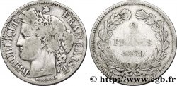 2 francs Cérès, sans légende 1870 Bordeaux F.264/2