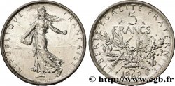 5 francs Semeuse, argent 1963 Paris F.340/7 SPL64