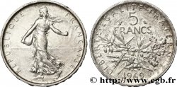 5 francs Semeuse, argent 1969 Paris F.340/13 SUP60