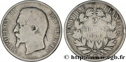 2 francs Napoléon III, tête nue, grand BB 1856 Strasbourg F.262/6