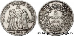 5 francs Hercule, IIe République 1848 Paris F.326/1 TTB40