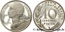 Piéfort argent de 10 centimes Marianne 1973 Pessac F.144/13P