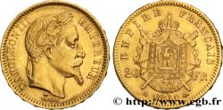 20 francs or Napoléon III, tête laurée 1861 Paris F.532/1