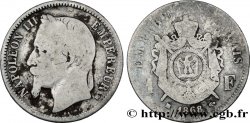 1 franc Napoléon III, tête laurée 1868 Strasbourg F.215/13