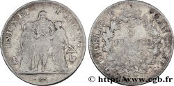 5 francs Union et Force, Union serré, avec glands intérieurs et gland extérieur 1798 Paris F.288/42 TB15