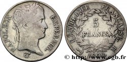 5 francs Napoléon Empereur, République française 1808 Toulouse F.306/10