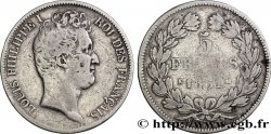 5 francs type Tiolier avec le I, tranche en creux 1831 Bordeaux F.317/1