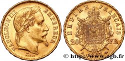 20 francs or Napoléon III, tête laurée 1867 Paris F.532/15 TTB54