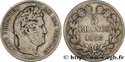 5 francs IIe type Domard 1837 Lyon F.324/64 VF25