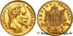 20 francs or Napoléon III, tête laurée 1868 Strasbourg F.532/19 TTB48