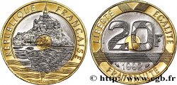 20 francs Mont Saint-Michel, BU (Brillant Universel), frappe médaille 1992 Pessac F.403/6 FDC68