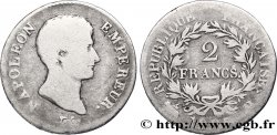 2 francs Napoléon Empereur, Calendrier grégorien 1807 Rouen F.252/8