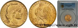 20 francs or Coq, Dieu protège la France 1905 Paris F.534/10