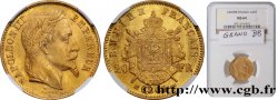 20 francs or Napoléon III, tête laurée 1869 Strasbourg F.532/22