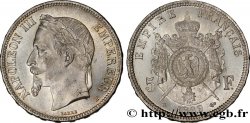 5 francs Napoléon III, tête laurée 1869 Strasbourg F.331/15 SUP58