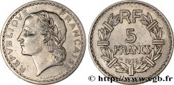 5 francs Lavrillier, nickel 1936  F.336/5