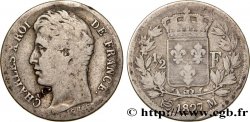 1/2 franc Charles X 1827 Toulouse F.180/21