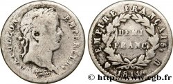 Demi-franc Napoléon Ier tête laurée, Empire français 1811 Turin F.178/33