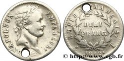 Demi-franc Napoléon Ier tête laurée, Empire français 1812 Nantes F.178/45
