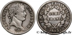 Demi-franc Napoléon Ier tête laurée, Empire français 1813 La Rochelle F.178/53 XF48