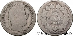 1/2 franc Louis-Philippe 1841 Rouen F.182/90