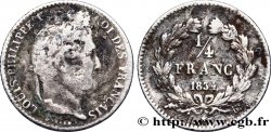 1/4 franc Louis-Philippe 1834 Strasbourg F.166/39