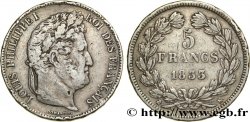 5 francs IIe type Domard 1833 Bordeaux F.324/21