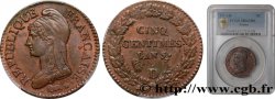 Cinq centimes Dupré, grand module 1797 Lyon F.115/22