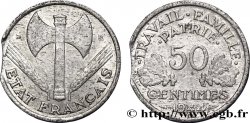 50 centimes Francisque, légère, fautée 1944  F.196/4